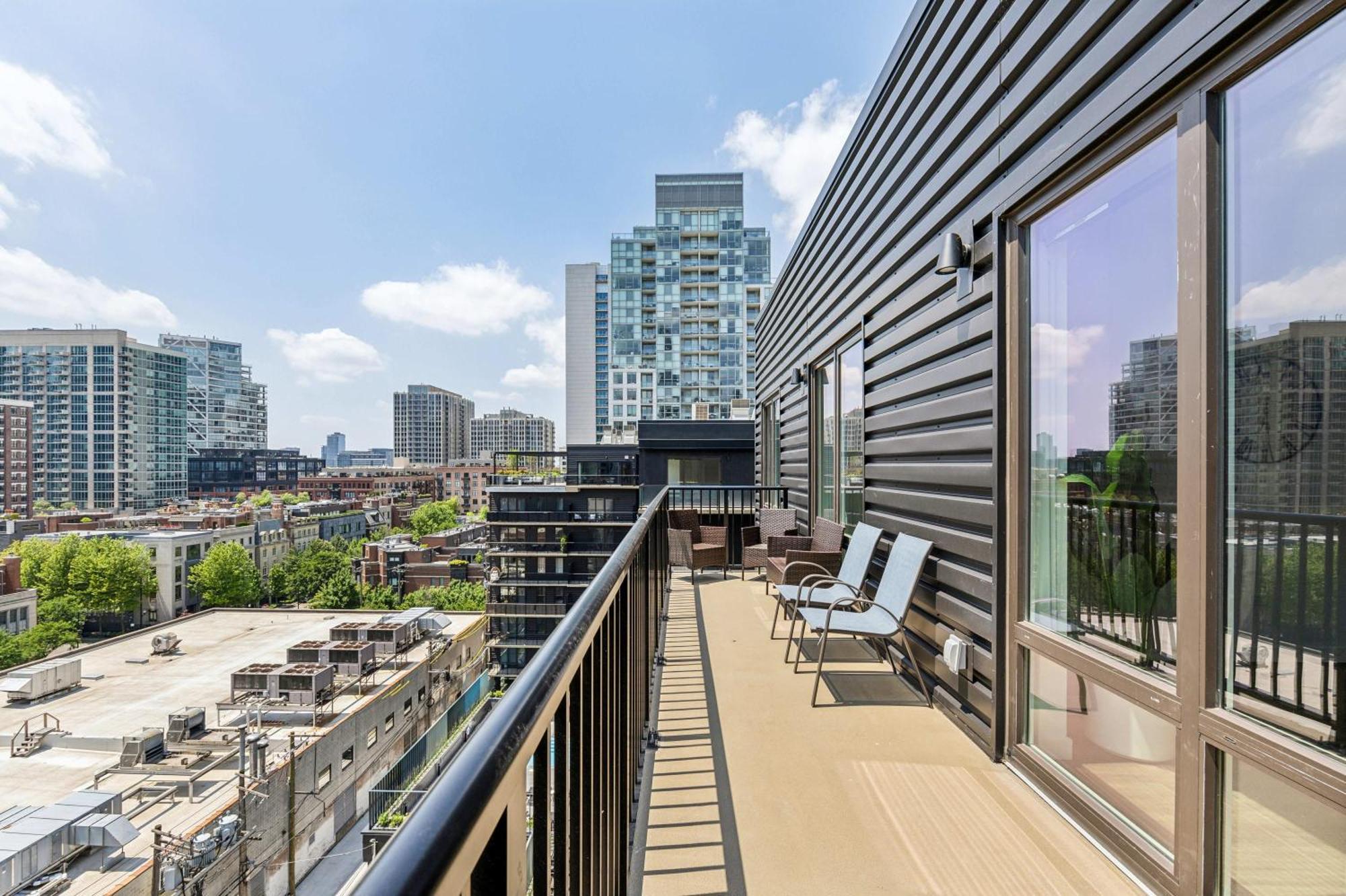 3Br Luxury Modern Apartment Chicago Exterior photo