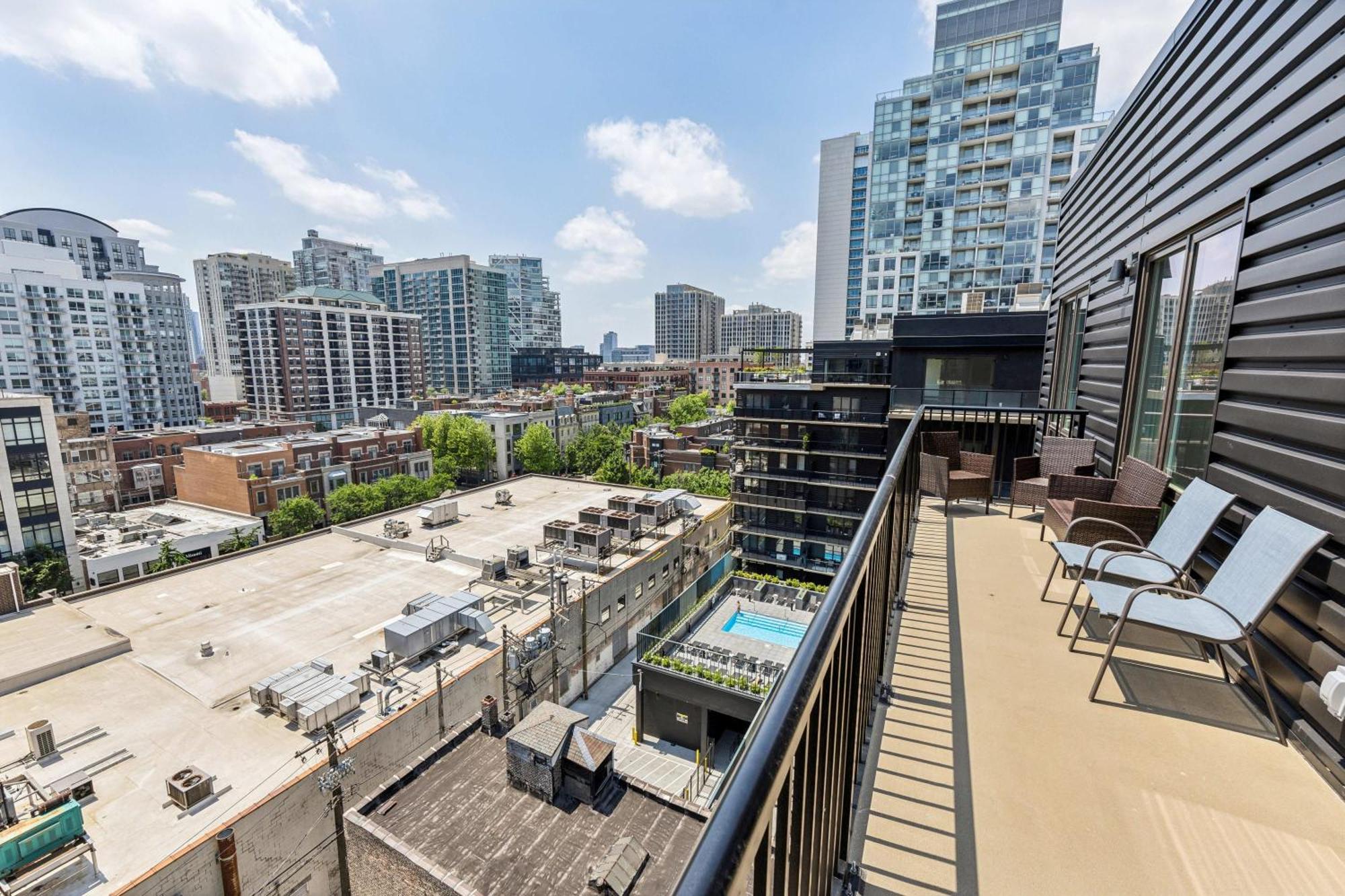 3Br Luxury Modern Apartment Chicago Exterior photo